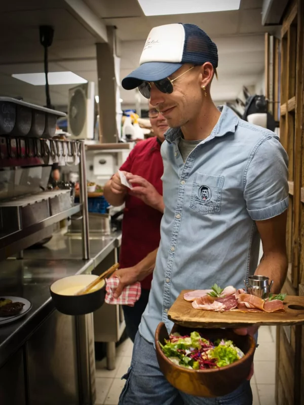 Equipe chez pépé nicolas service